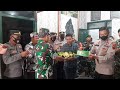 HUT TNI Ke-77 Kapolsek Dawe dan Camat Dawe ucapkan selamat ulang tahun kepada Danramil Dawe