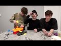 20 year olds playing with kids toys.