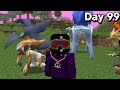 I Spent 100 DAYS in Minecraft PIXELMON! (Pokemon Mod)