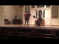 Rains Quintet: Stetson University. Bassoonist Ian Morin and Flutist Nathalie Maldonado performing