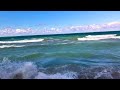 Waves in lake Michigan