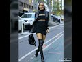 Most demanding leather thigh high boots outfits#how to wear/style leather thigh high boots idea