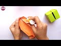 DIY MINI PAPER COIN BANK /how to make money saving box/ Money Bank From paper /Easy Crafts Idea