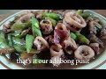 Let's eat adobong pusit
