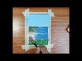 Painting a Beach landscape | Acrylic Painting