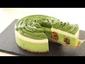 No Bake Matcha Mont Blanc Cheese Cake🍵No Oven & Without Egg