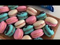 [VLOG]How to make the world's easiest jewel macarons👩🏻‍🍳💎Mass production with just one egg!✨