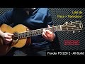 Abide With Me - Fender PS 220 E - Acoustic Guitar - All-Solid + Shubb Fine Tune Capo