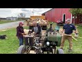 A 1950’s Wisconsin Engine Powered Wood Splitter and Buzz Rig!