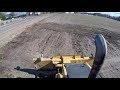 Dozer Finish Grading A Ditch