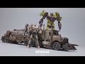 Newage XM-2 Tank Megatron transformation Robot to truck.