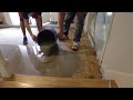 Self leveling a floor, how it's done.