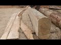 Chainsaw Operator Skills! Making Beautiful Wooden Board Size 1inc × 12inc × 144inc With Stihlms382