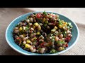 Turkish Style High Protein Black Eyed Pea Salad, Borulce Salatasi
