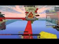 Playing bedwars with people from a guild i joined........