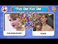 Pick One Kick One Taylor Swift The Tortured Poets Department Songs | Swifties Test!