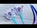 Школьные резинки с куклой ЛОЛ / бантики канзаши / DIY kanzashi