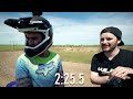 700cc Adventure Bike vs. 450cc Motocross Bike!