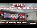 Juara 1 Lomba Senam Meraih Bintang RSUD dr. Soedono Prov. Jatim