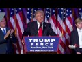 President-elect Donald Trump full victory speech