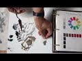 How to match the perfect value with oil paint. Munsell color mixing series 1