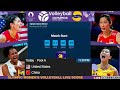 OLYMPIC WOMEN'S VOLLEYBALL LIVE │ USA vs CHINA (Livescore)
