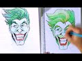 2 CORINGAS  (vídeo acelerado)  /  Drawing 2 JOKERS  #141
