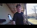 Interlochen Summer program audition, Trombone B flat major and minor (poor mic quality)