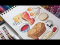 draw with me - studio ghibli illustrations🧀🍳 using alcohol-based markers and colored pencils˚✧