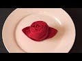 DIY: How to Fold a Cloth Napkin Into a Rose Shape {MadebyFate} #545