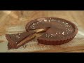 No-Bake Dates Caramel Chocolate Tart | Gluten-Free Vegan Desserts