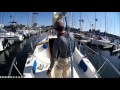 Catalina 25 Sailboat Single Handed Sailing Docking and Undocking