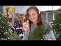 Naming real Christmas trees only by smell and touch!