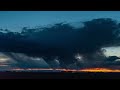 Amazing Isolated Storm Cell at sunset - Moses Lake, WA - 04/13/23