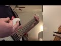 A Day To Remember - Resentment (Breakdown/Outro Guitar Cover)