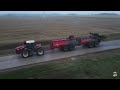 Hog Manure Application | Nuhn Quad Tankers pulled by Versatile 4WD Tractors