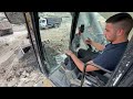Caterpillar 365C Excavator Loading Trucks - Operator  Petros Kyrkos