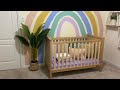 Nursery Tour 2022 | Bohemian Rainbow Nursery | Baby Girl Nursery Tour |Target Brightroom Shelf