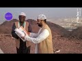 Ibrahim Richmond From south Africa on the Top of Mount Uhud Saudi Arabia for the first time@saudia