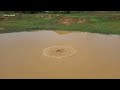 Throwing Big Rock Into Water | Slow Motion | Film by Sarath