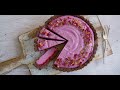 No-Bake Raspberry Chocolate Tart | Gluten Free Vegan Desserts