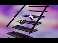3D Tetris Race - Soft Body Stairs Tumble Animation in Blender