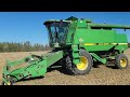 Combining Barley!!  John Deere 9600