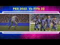 PES 2022 VS FIFA 22 | Efootball PES 22 VS FIFA 22 TRAILER side by side | Unreal Engine / Hypermotion