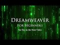 Dreamweaver for Beginners — Creating pages based on a template.
