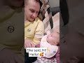 She really loves talking to her dad! 🥰 She said, Hi! Hello! 😅#baby #babygirl #cutebaby #cute