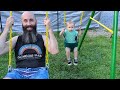 Cannon Farm - Free Swing Set gets John Deere Makeover