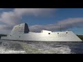 This is what would happen if the USS Zumwalt fought a Russian battlecruiser