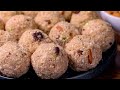 No Sugar High Protein Makhana Dry Fruit Ladoo Recipe | Vrat Shivaratri Special Falaari Ladoo