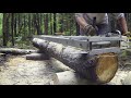 Milling logs into Lumber